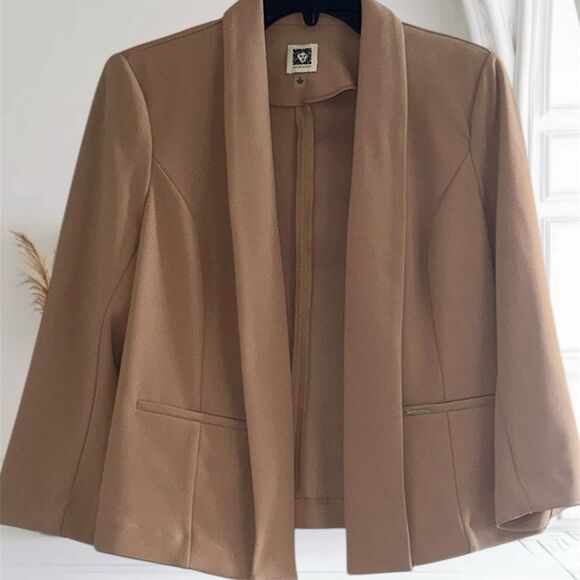 Anne Klein Tan Blazer - Picture 1 of 8